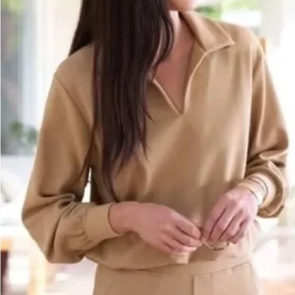 Ayr Sweater - The Courtside - Camel - XS